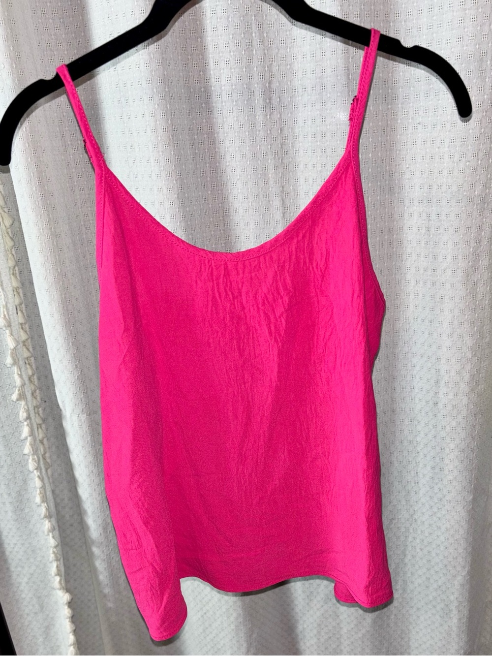 Cherish Hot Pink Spaghetti Strap Cami